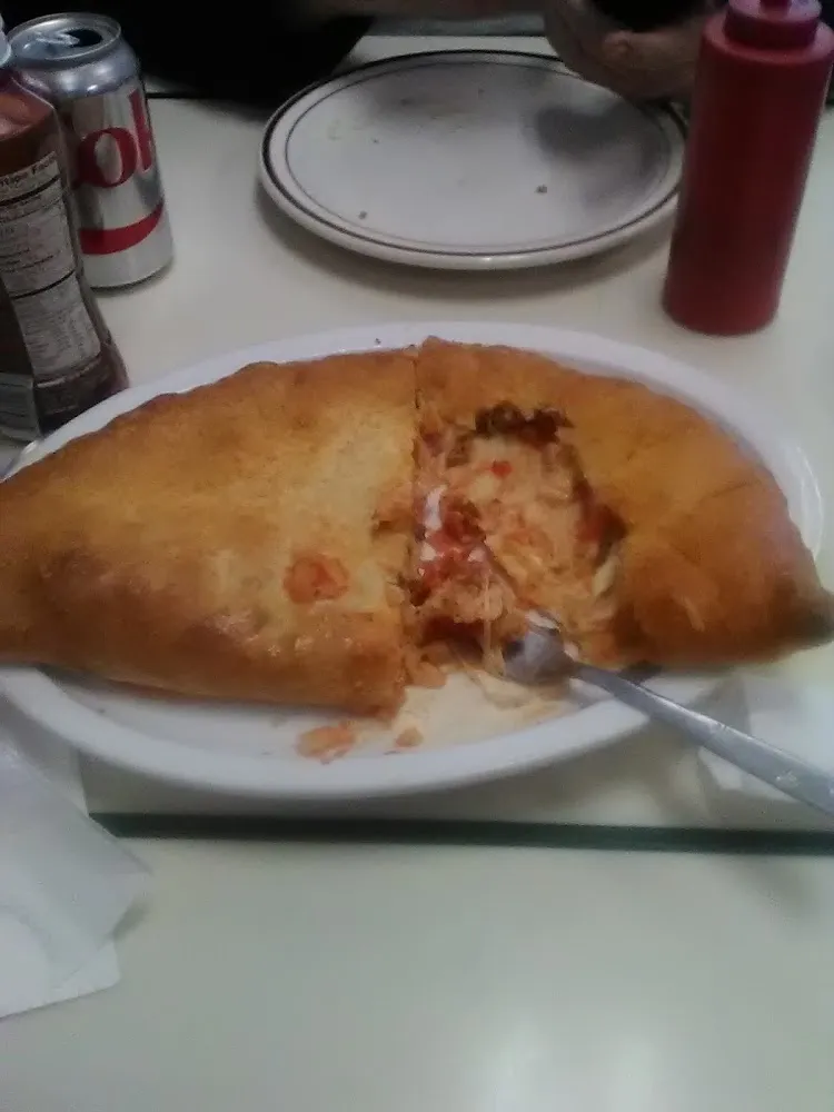 Pepperoni Sausage Mushroom Calzone